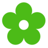Green Flower Image